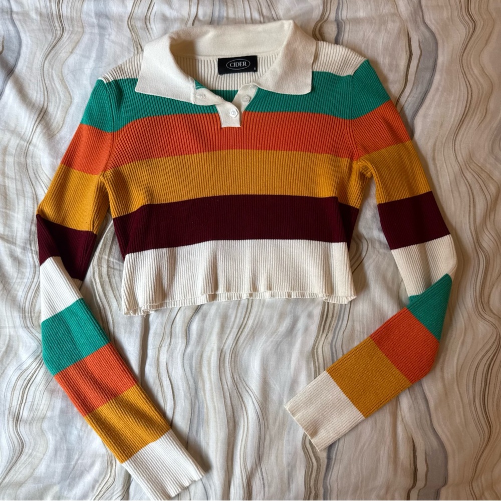 Cider Striped Polo - Picture 3 of 5